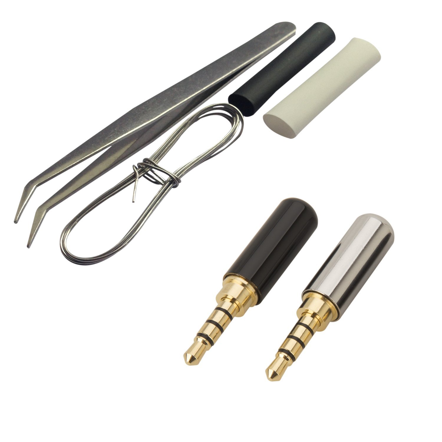 Amazon.com: Timibis 4 Pole 3.5mm Male Repair Headphone Jack Plug
